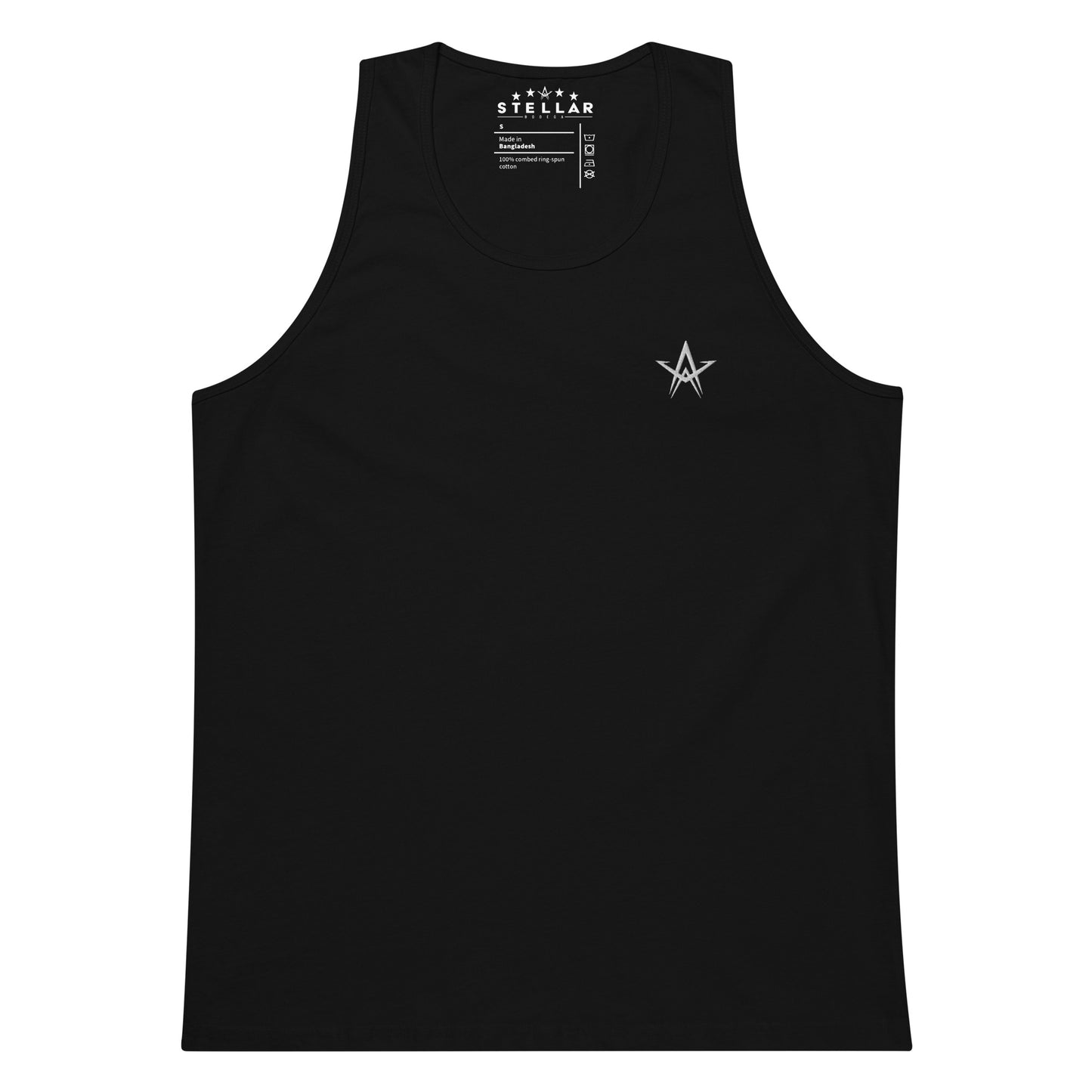 White Star Embroidered Tank