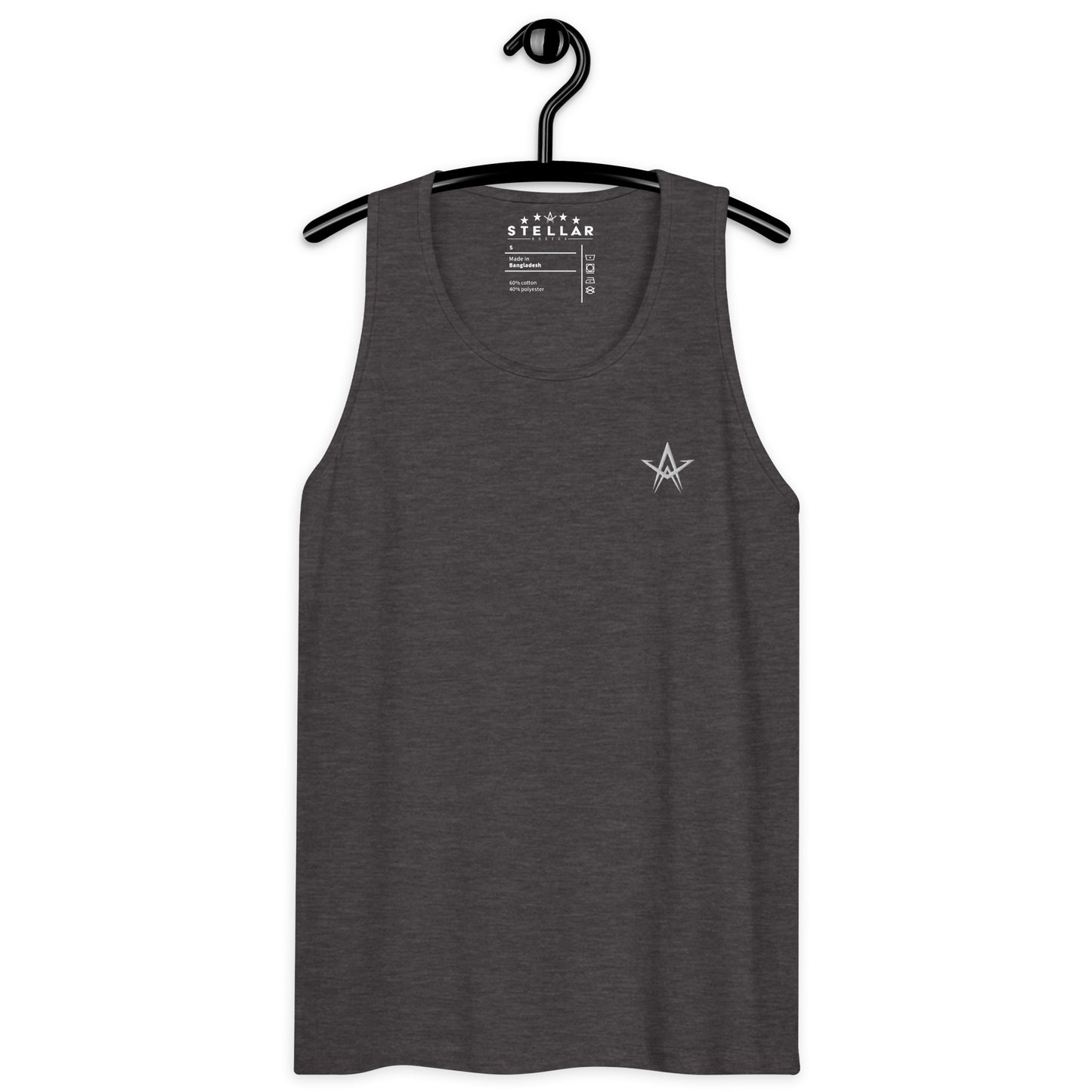 White Star Embroidered Tank