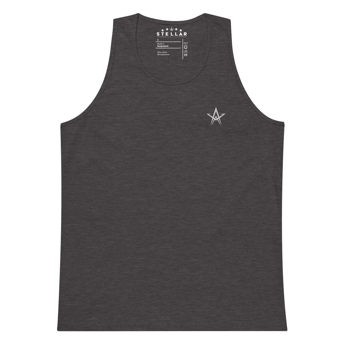White Star Embroidered Tank
