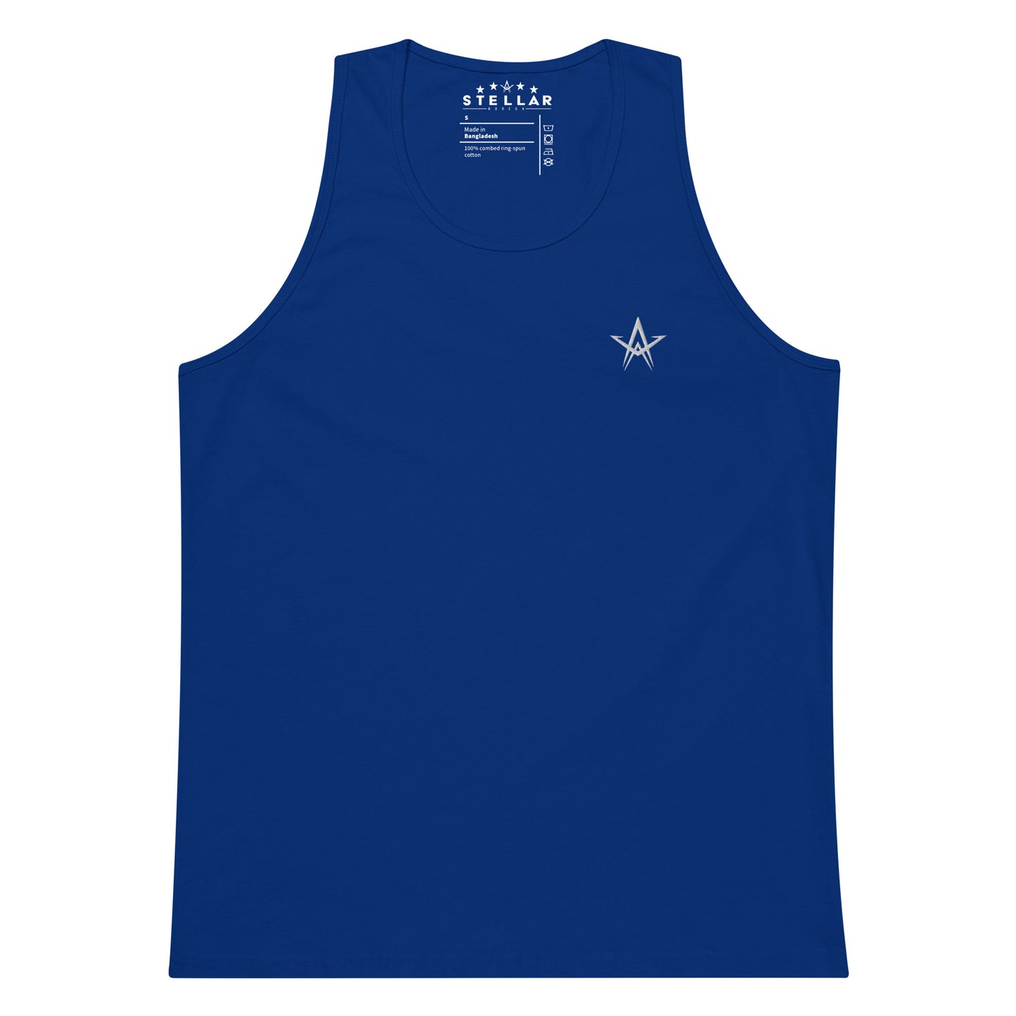 White Star Embroidered Tank