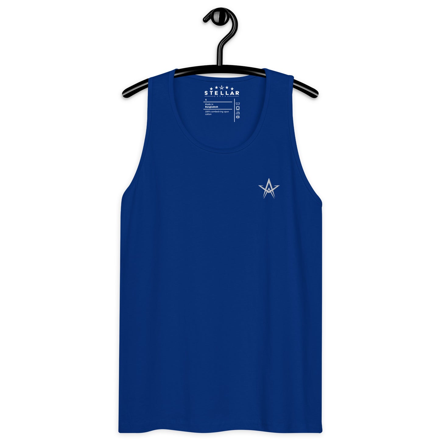 White Star Embroidered Tank