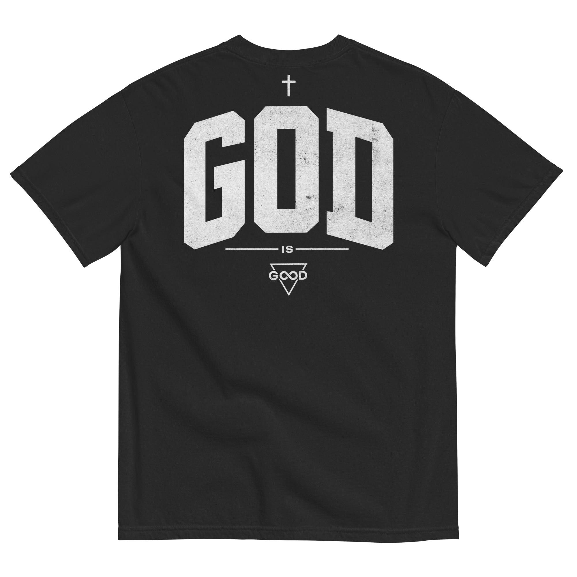 GOD is Good White Print Garment-Dyed Tee | EMPYREAN – Stellar Bodega