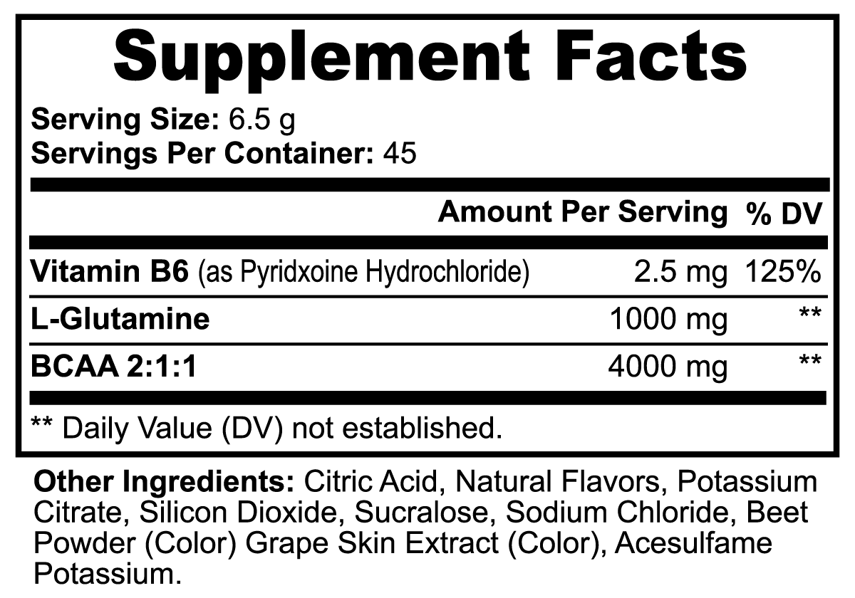 Infinite BCAA Post Workout Powder