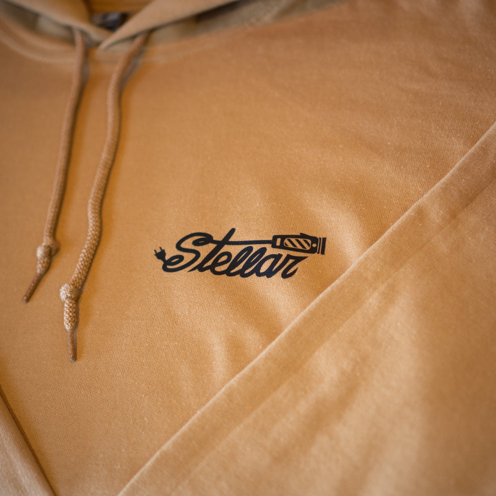 
                      
                        Sudadera con capucha marrón claro Stellar Vol 1
                      
                    