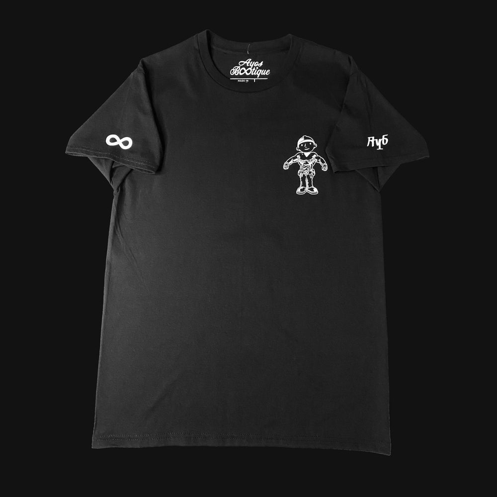 Bob The Bodybuilder Pocket Black Tshirt