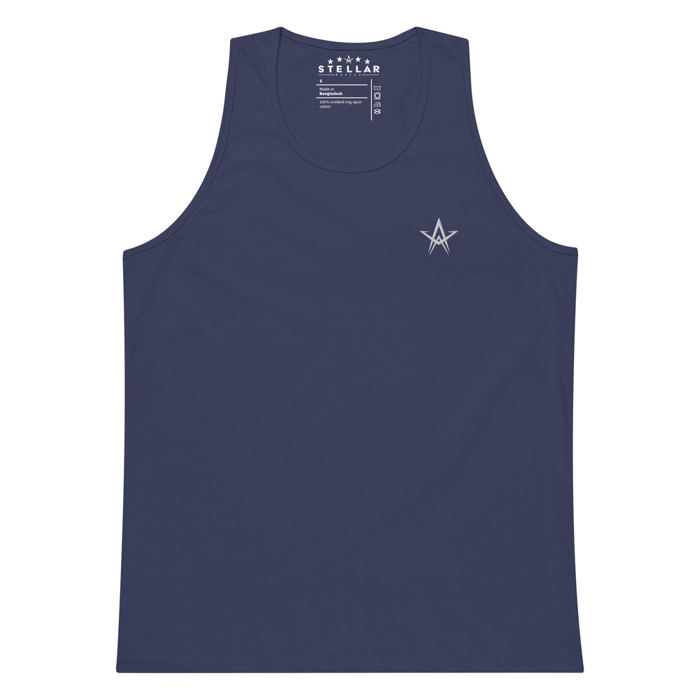 
                      
                        White Star Embroidered Tank
                      
                    