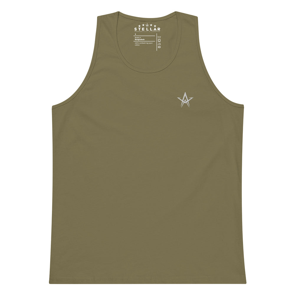 
                      
                        White Star Embroidered Tank
                      
                    