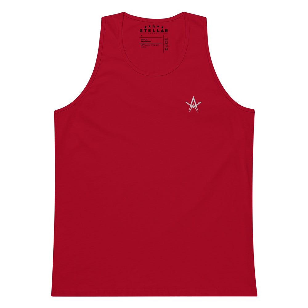 
                      
                        White Star Embroidered Tank
                      
                    