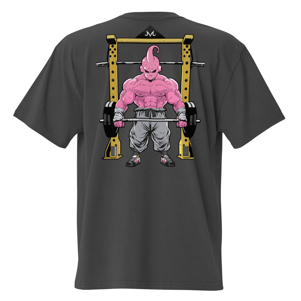 Camiseta descolorida de gran tamaño de MajinBoo