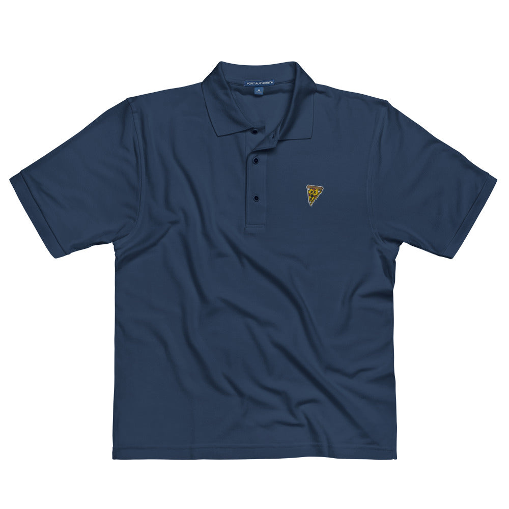 Pizza Stuffed Crust Men's Premium Polo