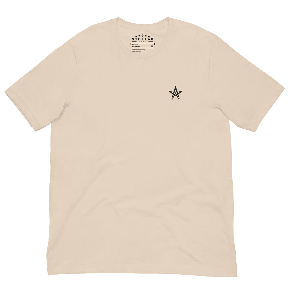 Black Star Lightweight Unisex Tshirt