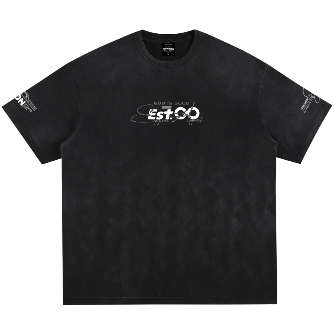 Est. By Infinite Creator Vintage Washed Hand-Frayed T-Shirt